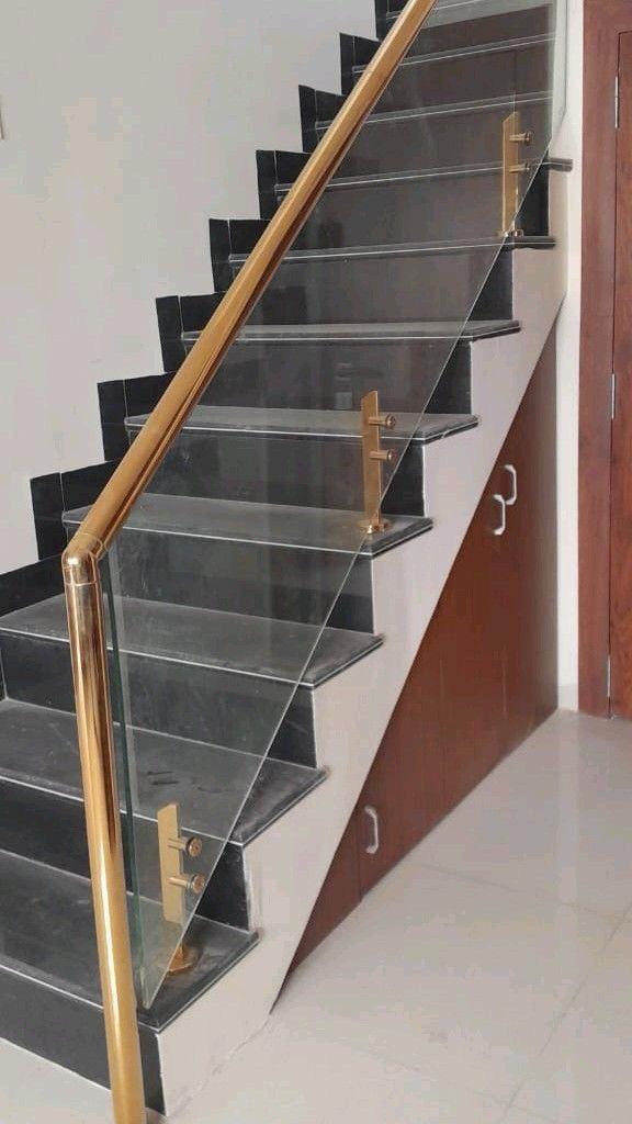 Rose gold Pvd coating Railings